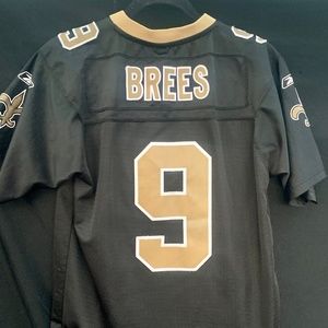 Drew Brees, Saints, Youth Large+2 (14-16) On the Field Reebok